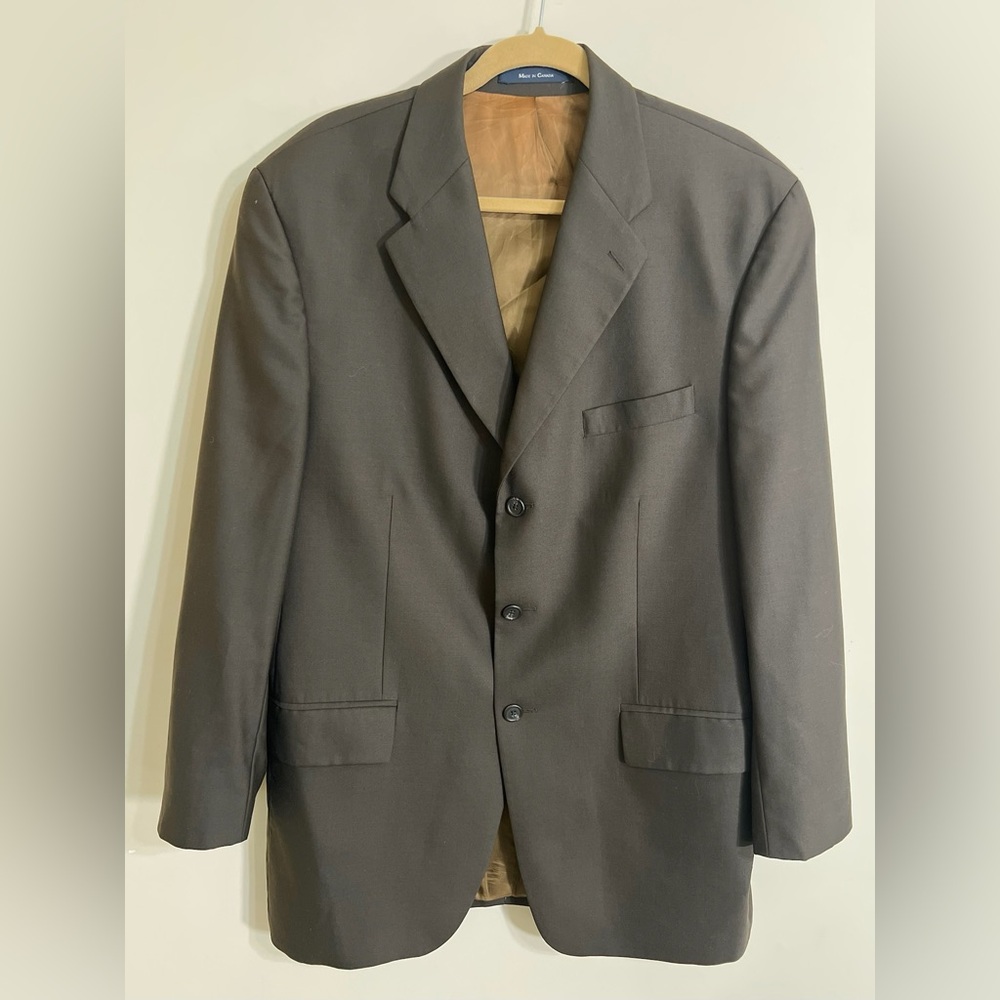 VINTAGE RALPH LAUREN 100% Pure New Wool Men’s Sports Coat Suit Jacket Size 44 T